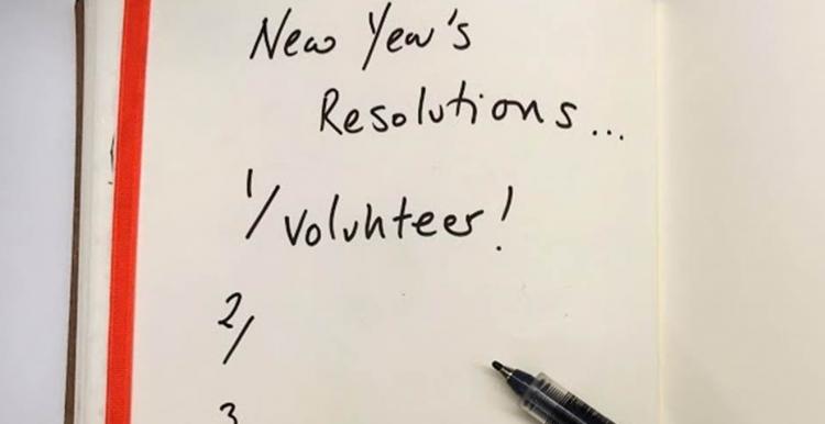 new year volunteer